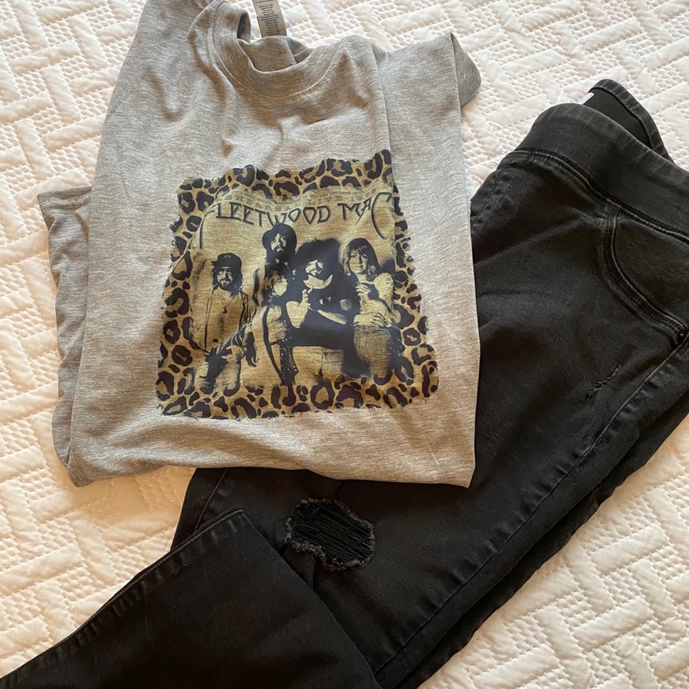 Fleetwood Mac Leopard Print Tee